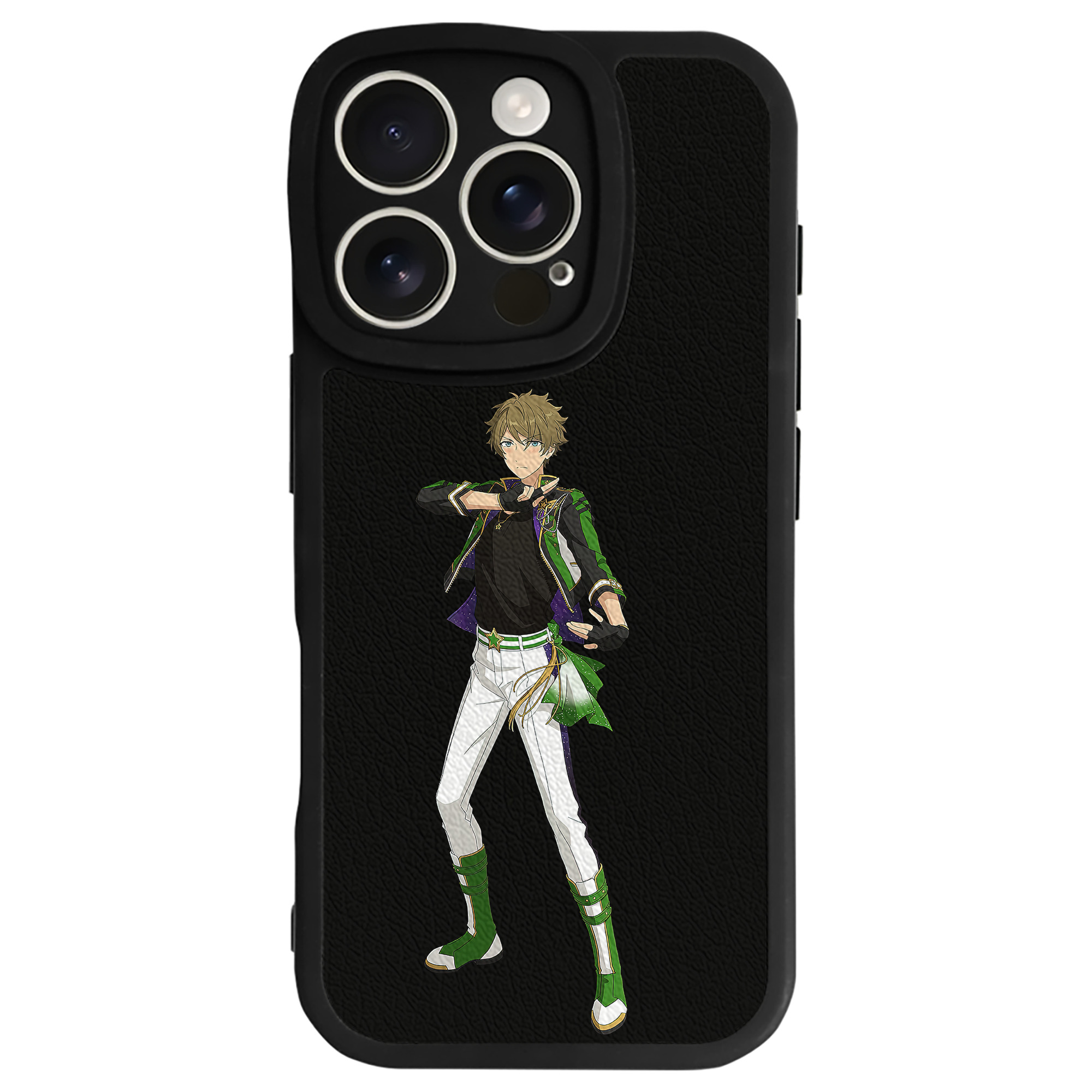 （画像用） あんさんぶるスターズ! Ensemble Stars 【iPhone 16シリーズ対応】シリコンスマホケース（レザー調） 材質：シリコン